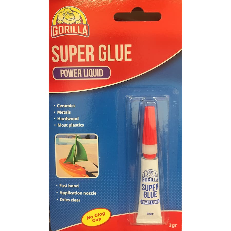 Gorilla Ultra Bonder Adhesives Liquid Super Glue 3g