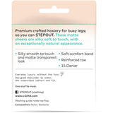 Stepout Du Jour Sheer Knee Highs Bare 15d 2pr