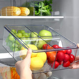 Kates Kitchen Storage Container Divided Fridge