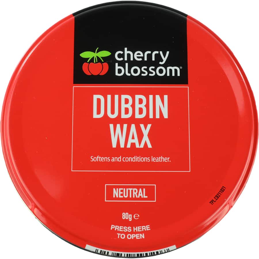 Cherry Blossom Shoe Polish Dubbin Wax Neutral 80g