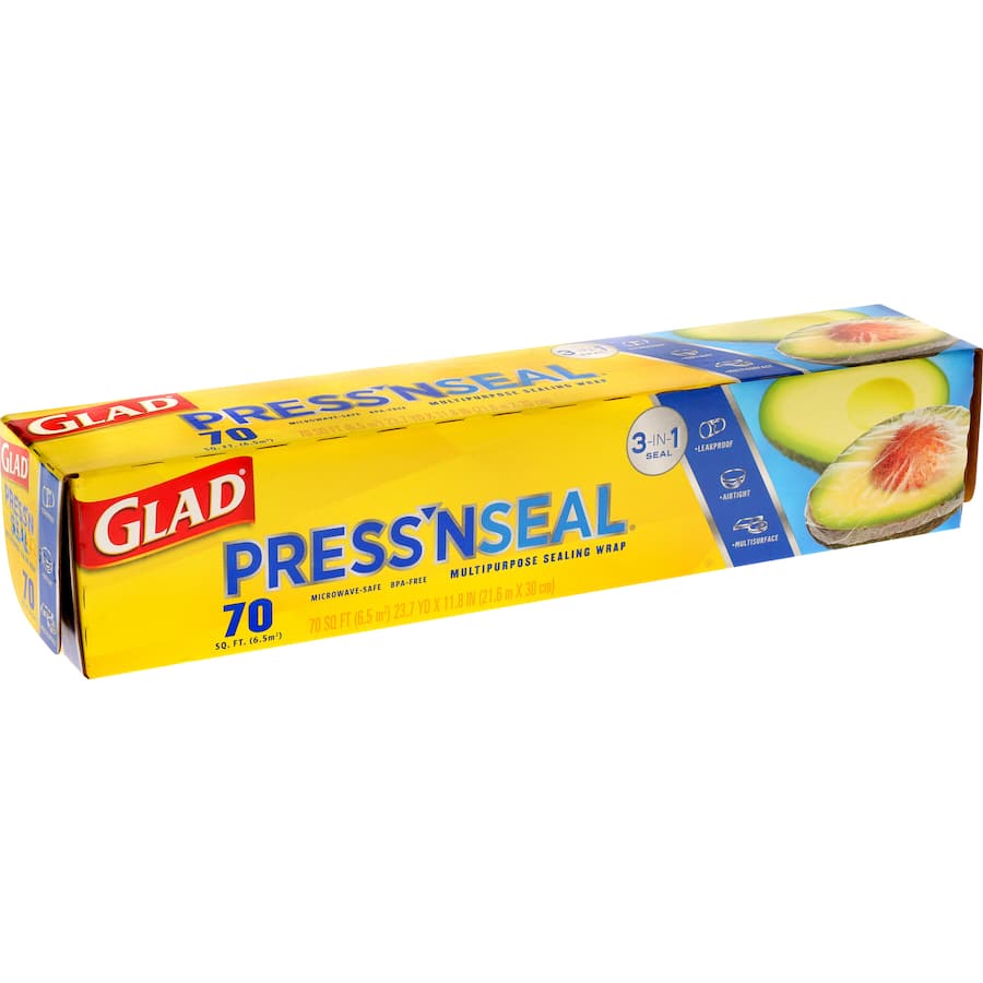 Glad Plastic Wrap Press N Seal Box 21.6m