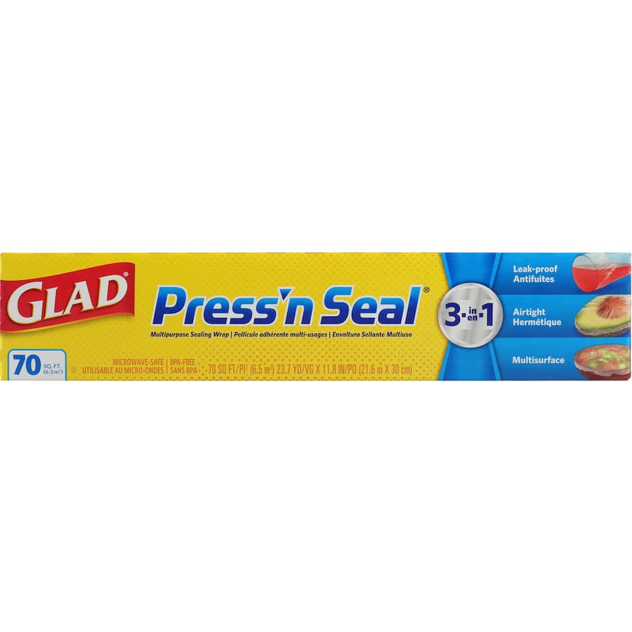 Glad Plastic Wrap Press N Seal Box 21.6m