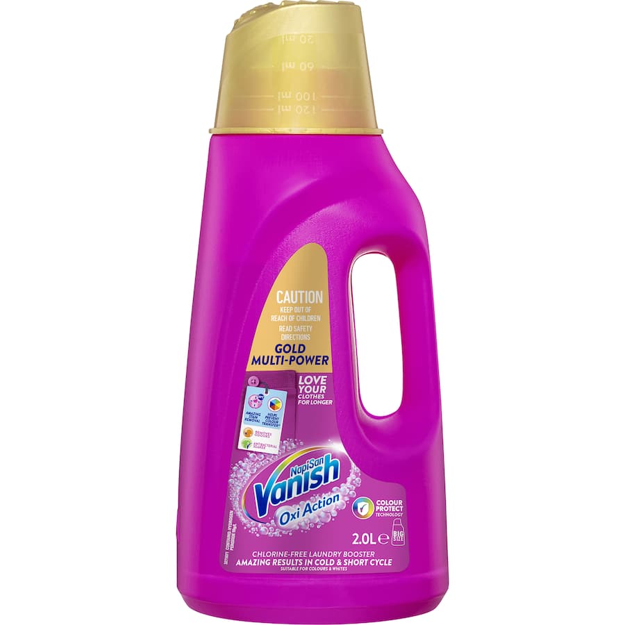 Vanish Napisan Oxi Action Gold Stain Remover Multi Power Gel 2L