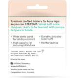 Stepout Anklet Black Opaque