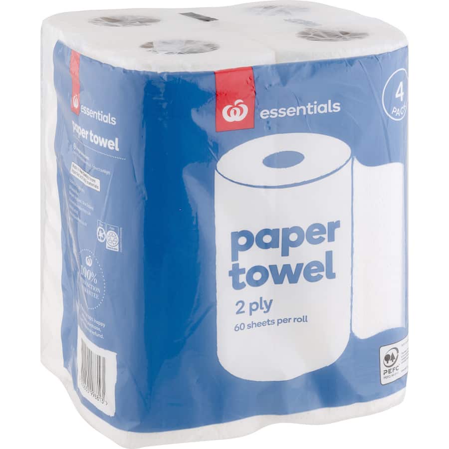 Essentials Paper Towels Chubb 4pack