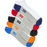 Rio Mens Socks Sports Trainer Liner Size 11 5pack