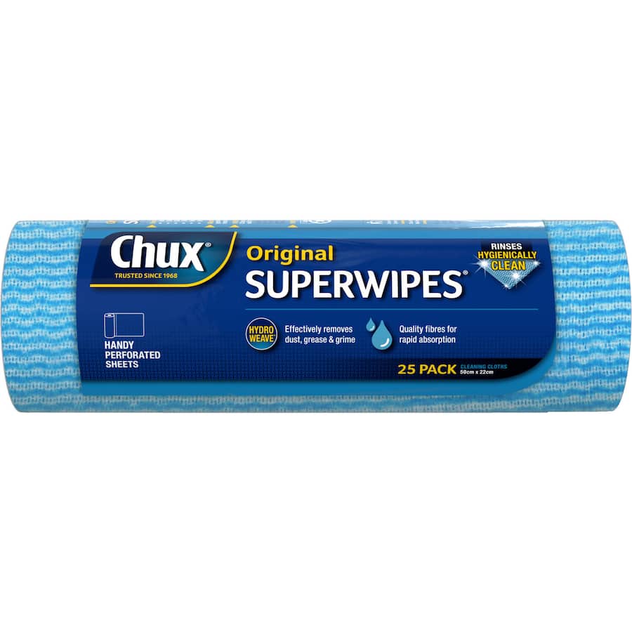 Chux Superwipes Original Roll Roll 25pack