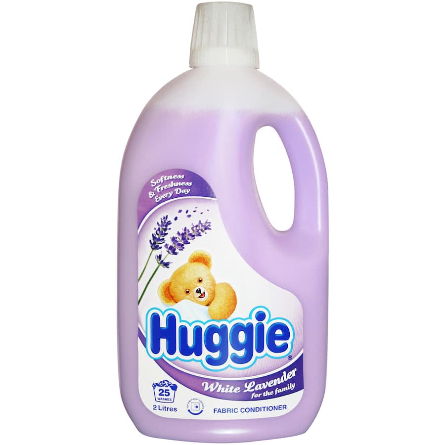 Huggie Fabric Softener White Lavender Bottle 2L