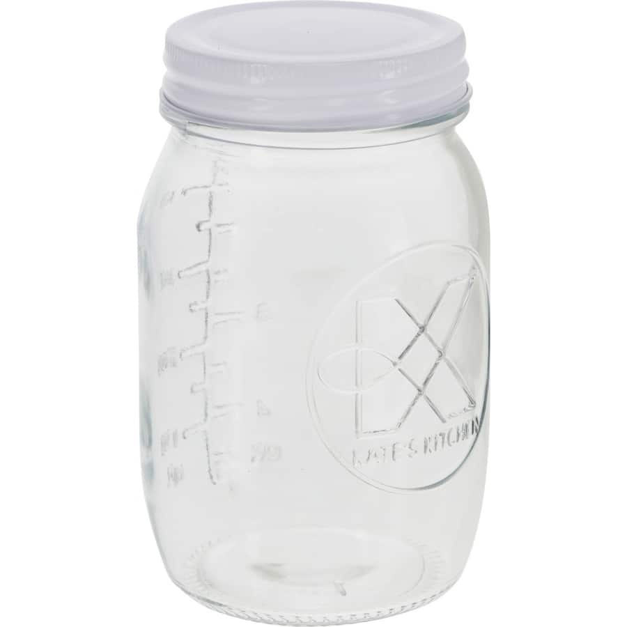 Kates Kitchen Embossed Preserving Jar  Each 500mL