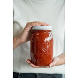 Kates Kitchen Embossed Preserving Jar  Each 1L