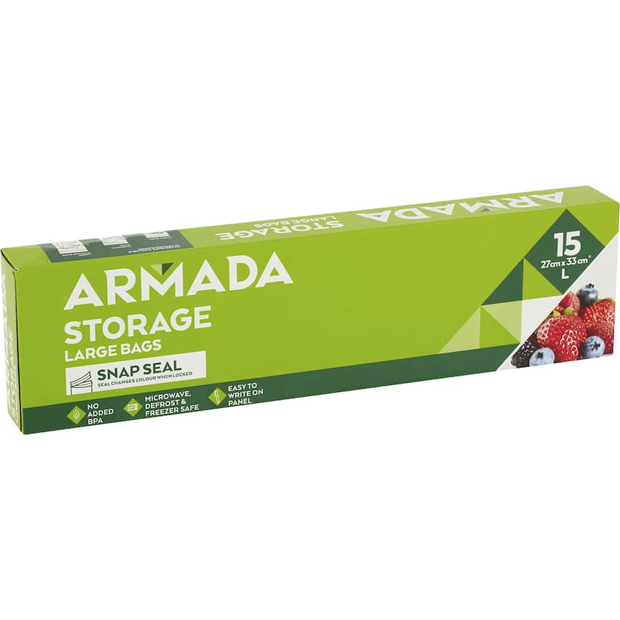 Armada Plastic Bags Large Storage 15pack