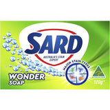 Sard Wonder Laundry Soap Stain Remover Eucalyptus Bar 125g