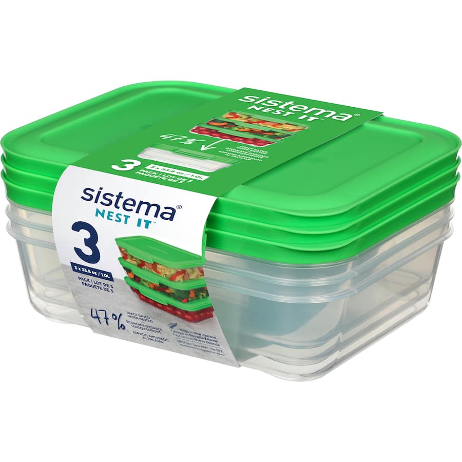 Sistema Nest It Containers 1l 3pack