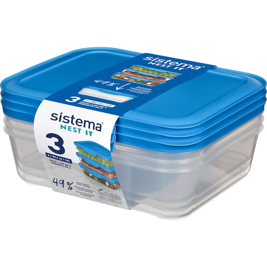 Sistema Nest It Containers 1.5l 3pack