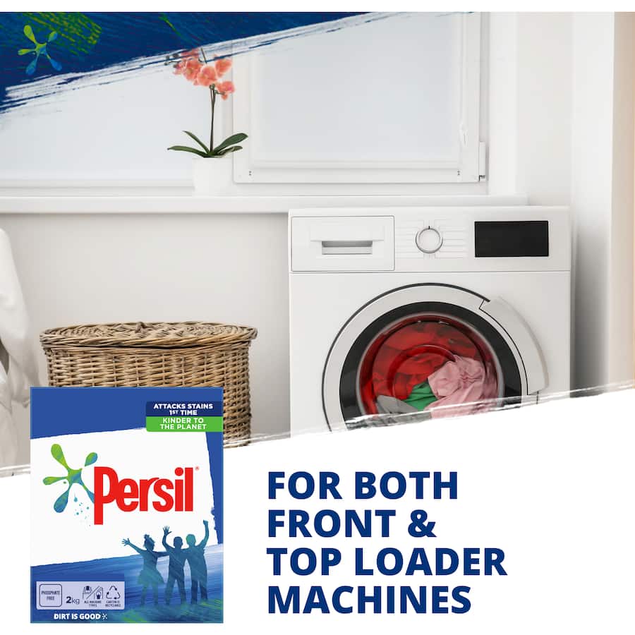 Persil Front & Top Loader Laundry Powder Active Clean 2kg