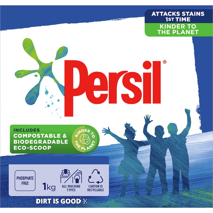 Persil Front & Top Loader Laundry Powder Active Clean 1kg