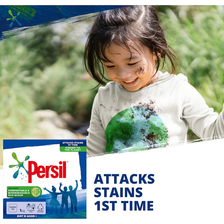 Persil Front & Top Loader Laundry Powder Active Clean 1kg
