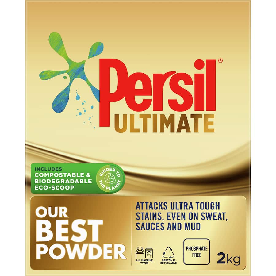 Persil Front & Top Loader Laundry Powder Ultimate 2kg