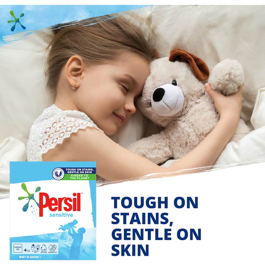Persil Front & Top Loader Laundry Powder Sensitive 4kg