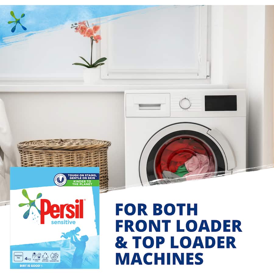Persil Front & Top Loader Laundry Powder Sensitive 4kg