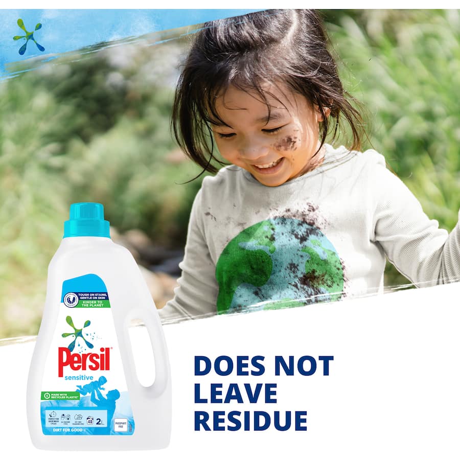 Persil Front & Top Loader Laundry Liquid Sensitive 2L