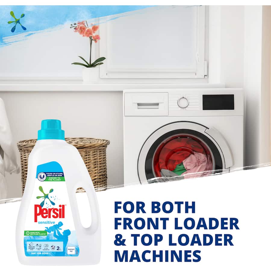 Persil Front & Top Loader Laundry Liquid Sensitive 2L