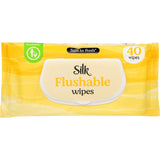 Silk Toilet Wipes  40pack
