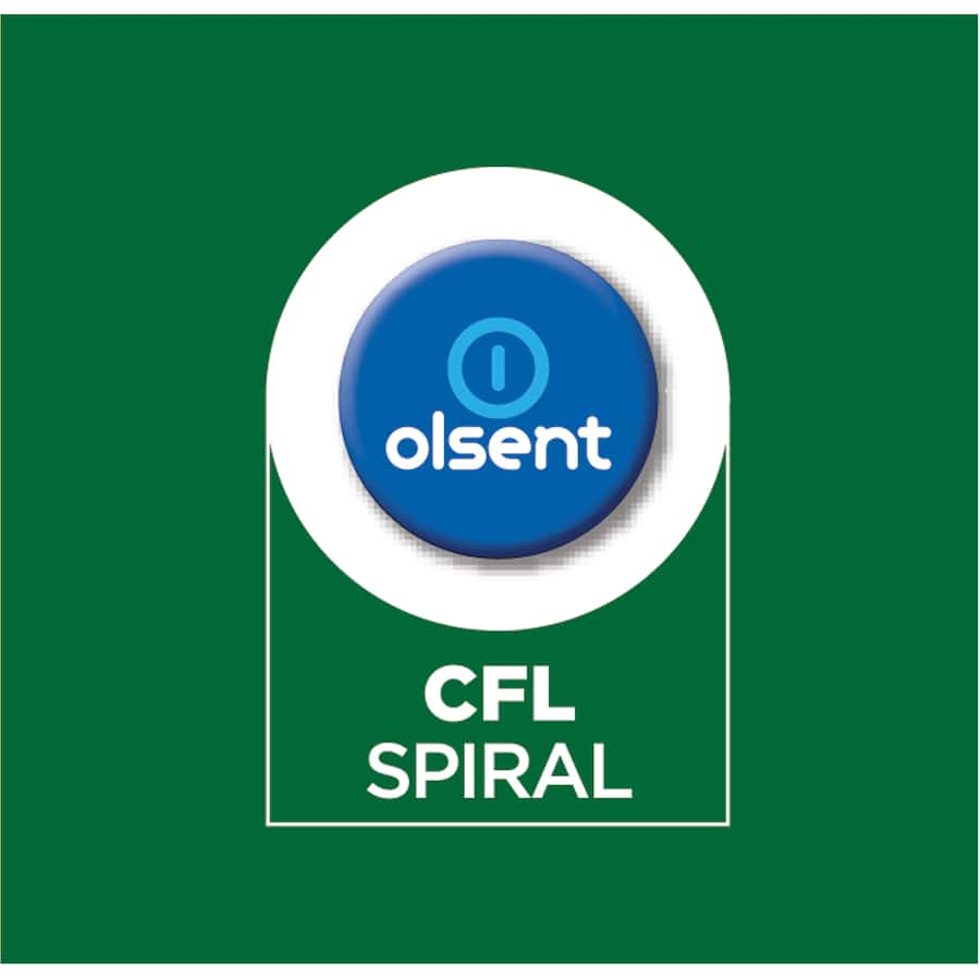 Olsent Bayonet Light Bulb Cfl Spiral 23w Ww 1pack