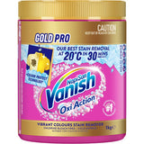 Vanish Napisan Gold Pro Oxi Action Stain Remover Vibrant Colour Powder 1kg