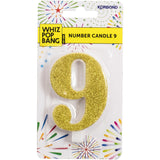 Whiz Pop Bang Candles Number 9 1ea