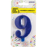 Whiz Pop Bang Candles Number 9 1ea