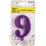 Whiz Pop Bang Candles Number 9 1ea