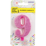Whiz Pop Bang Candles Number 9 1ea