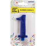 Whiz Pop Bang Candles Number 1 1pack