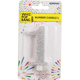 Whiz Pop Bang Candles Number 1 1pack