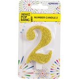 Whiz Pop Bang Candles Number 2 1ea