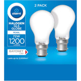 Olsent Halogen Round Bulb Bayonet 72w Pearl 2pack