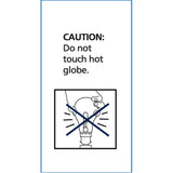 Olsent Halogen Round Bulb Screw 72w Clear 2pack