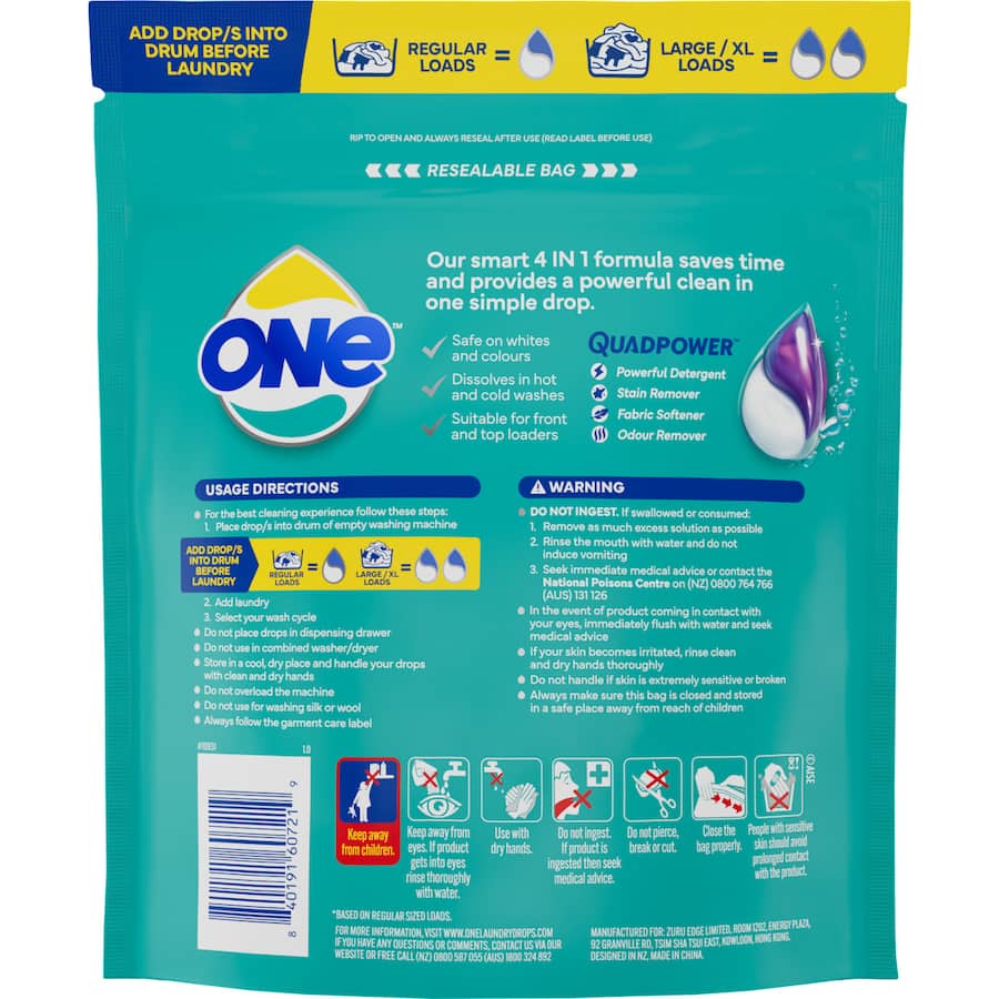 One 4 In 1 Laundry Capsules  28pack