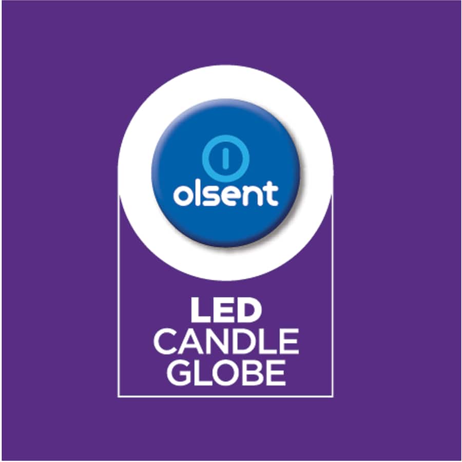 Olsent Led Candle Bulb Screw 5.5w 480lm 1pack