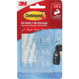 3m Command Hooks & Hangers Mini Adhesive Hooks 6pack