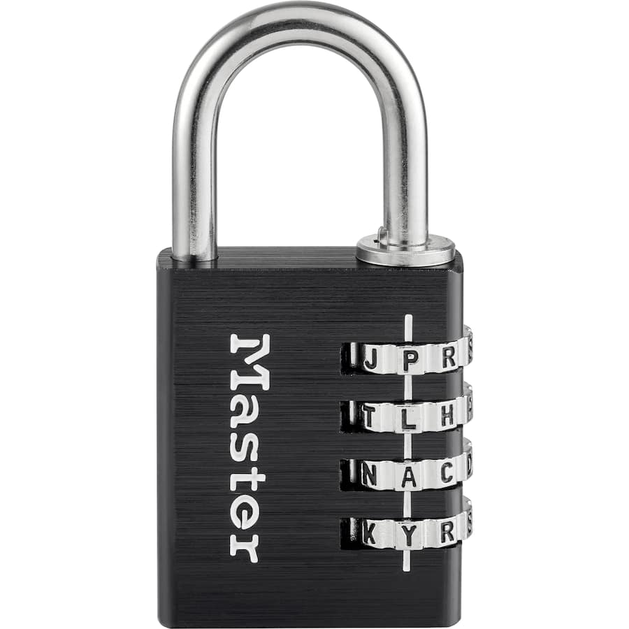 Master Lock Locks & Alarms Word Combination Padlock 40mm