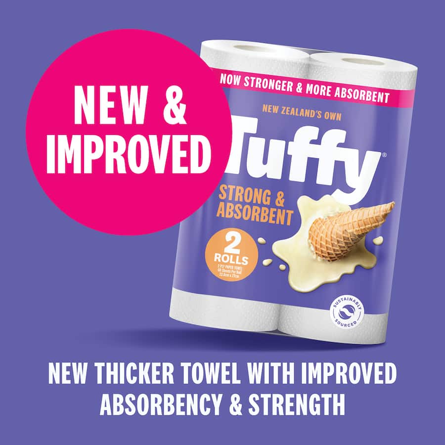 Tuffy Paper Towels White 2ply 2pack