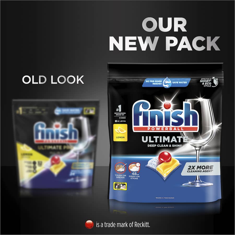 Finish Dishwasher Tablets Ultimate All In 1 Lemon Sparkle 34pack