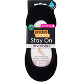 Uw Invisible Footlets Ladies Size 5-8 3pack