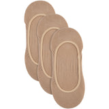 Under Works Ladies Invisible Footlets Skin Size 5-8 3pack