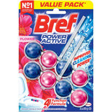 Bref Power Active Toilet Cleaner Block Flower 2pack