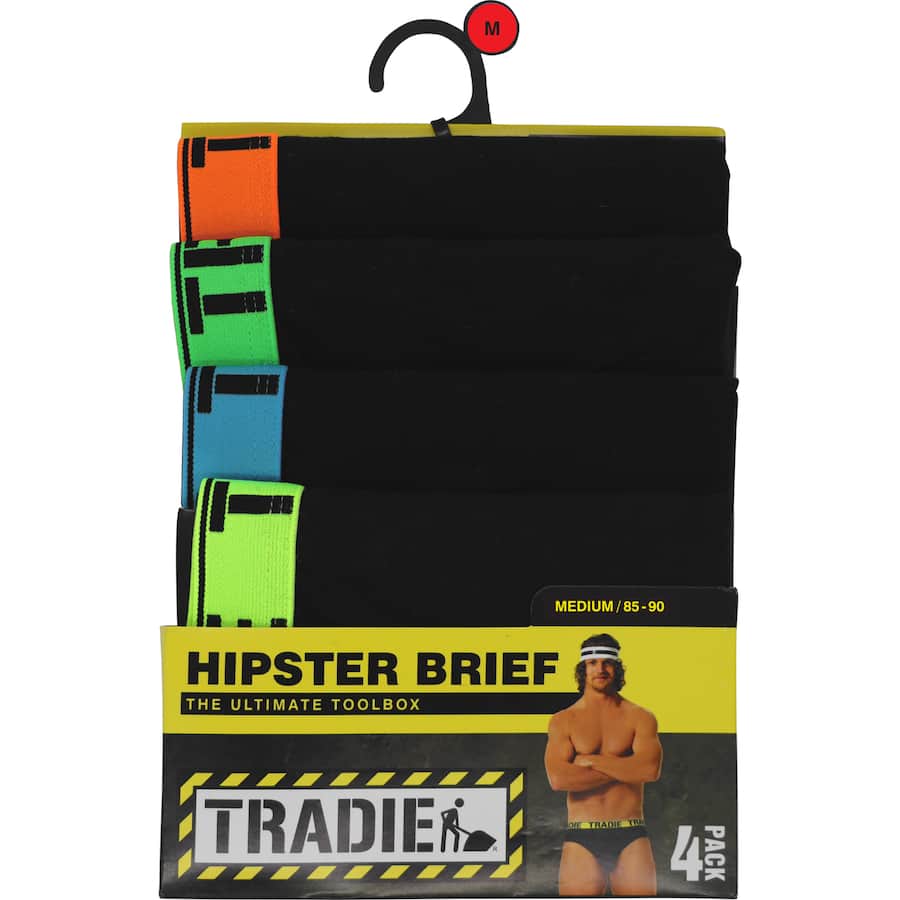 Tradie Mens Underwear Briefs Medium 4pack