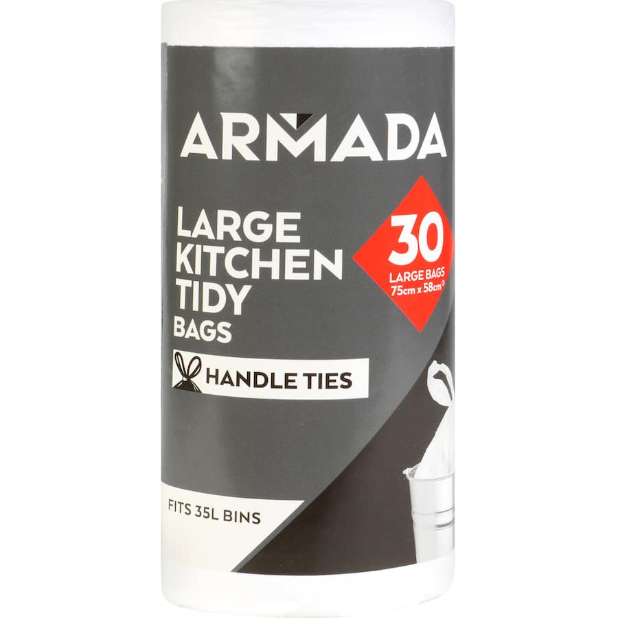 Armada Kitchen Tidy Bags Large Roll 30pack