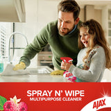 Ajax Spray N Wipe Multipurpose Cleaning Spray Vanilla & Berries Trigger 475mL